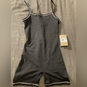 NWT - Women’s XS Black Nike One Dri-FIT Short Bodysuit (Training/Gym/Workout)
